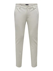 ONLY & SONS Chinohose Mark Khaki/Hellgrau/Grau