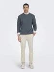 ONLY & SONS Chinohose Mark Khaki/Hellgrau/Grau ONLY & SONS Chinohose Mark Khaki/Hellgrau/Grau