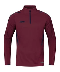 Jako Sweatshirt Challenge Ziptop Dunkelrot/Lila/Dunkelblau/Rosa