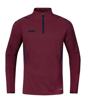 Jako Sweatshirt Challenge Ziptop Dunkelrot/Lila/Dunkelblau/Rosa