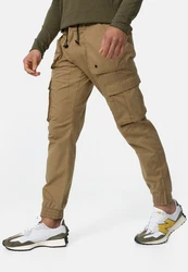 Indicode Cargohose Leonard Khaki/Braun/Beige
