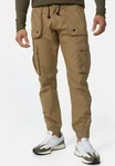 Indicode Cargohose Leonard Khaki/Braun/Beige