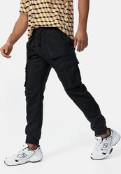 Indicode Cargohose Leonard Schwarz/Dunkelblau/Blau