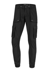 Indicode Cargohose Leonard Schwarz/Dunkelblau/Blau