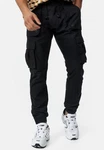 Indicode Cargohose Leonard Schwarz/Dunkelblau/Blau