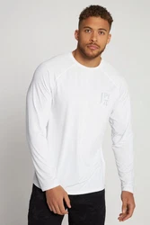 JP1880 T-Shirt Funktions-Shirt FLEXNAMIC Weiß/Creme/Grau