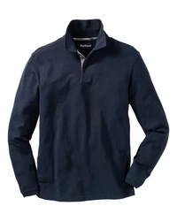 Barbour Langarm-Poloshirt Sports Dunkelblau/Blau