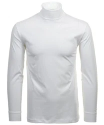 RAGMAN Rollkragenshirt Weiß/Creme/Grau