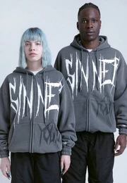 Kapuzensweatshirt Sinner Zip-Hoodie