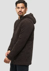 Indicode Winterjacke Dudley Dunkelbraun/Khaki/Dunkelrot/Schwarz/Braun/Dunkelgrün