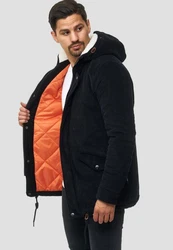 Indicode Winterjacke Dudley Schwarz