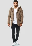 Indicode Winterjacke Dudley Khaki/Beige
