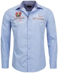 Frchtl Langarmhemd Slim-Fit blau
