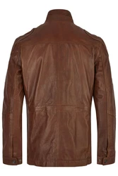 bugatti Lederjacke BUANDIAMO Braun/Dunkelbraun/Beige