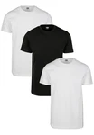 URBAN CLASSICS T-Shirt Urban Classics Herren Basic Tee Weiß/Schwarz