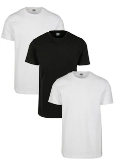 URBAN CLASSICS T-Shirt Urban Classics Herren Basic Tee Weiß/Schwarz