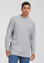 Urban Classics Herren Tall Tee L/S Grau/Hellgrau