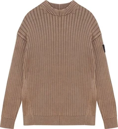 Strickpullover mit Calvin Klein Logo-Badge am rmel