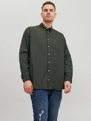Jack & Jones Langarmhemd Oxford Grn