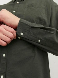 Jack & Jones Langarmhemd Oxford Grn
