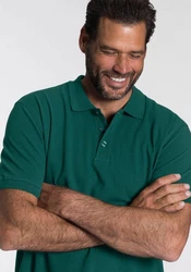 Man's World Poloshirt Kurzarm, lockere Passform, unifarben unifarben