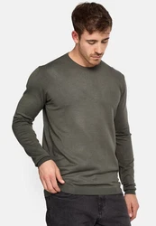 Jeff Strickpullover Greyson Grau