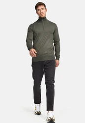 Indicode Strickpullover Frankie Dunkelgrün/Khaki