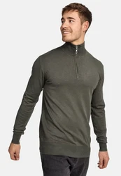 Indicode Strickpullover Frankie Dunkelgrün/Khaki