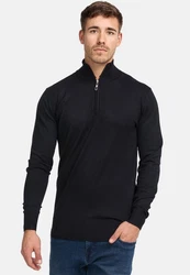 Indicode Strickpullover Frankie Dunkelblau/Schwarz