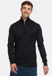 Indicode Strickpullover Frankie Dunkelblau/Schwarz
