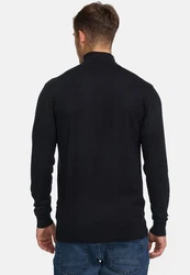 Indicode Strickpullover Frankie Dunkelblau/Schwarz