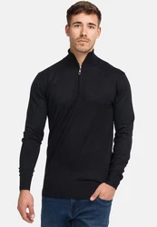 Indicode Strickpullover Frankie Dunkelblau/Schwarz