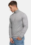 Jeff Strickpullover Malcolm Grau/Hellgrau
