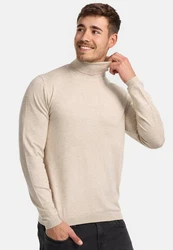 Jeff Strickpullover Malcolm Khaki/Beige/Braun