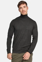 Jeff Strickpullover Malcolm Dunkelgrau/Grau/Schwarz