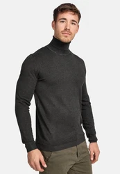 Jeff Strickpullover Malcolm Dunkelgrau/Grau/Schwarz