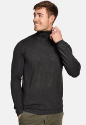 Jeff Strickpullover Malcolm Dunkelgrau/Grau/Schwarz