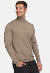 Jeff Strickpullover Malcolm Beige/Braun/Khaki