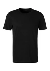 Jack & Jones T-Shirt JACBASIC 2er PACK schwarz