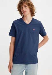 Levi's V-Shirt LE ORIGINAL HM VNECK mit Logostickerei
