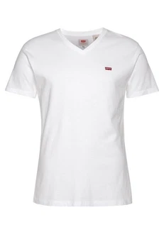 Levi's V-Shirt LE ORIGINAL HM VNECK Weiß/Creme/Rot
