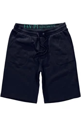 JP1880 Sweat-Bermuda mit Tunnelzug Dunkelblau/Blau