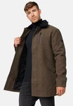 Indicode Kurzmantel Falmo Khaki/Braun/Dunkelgrün