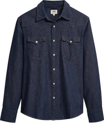 LEVI'S Hemd Barstow Western Standard blue denim