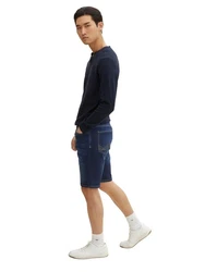 TOM TAILOR Jeansshorts JOSH Dunkelblau/Blau/Hellblau