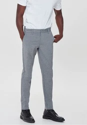 ONLY & SONS Chinohose Mark Dunkelgrau/Hellgrau/Grau