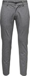 ONLY & SONS Chinohose Mark Dunkelgrau/Hellgrau/Grau