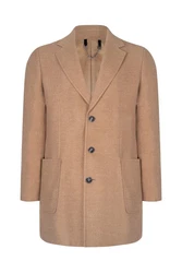 Ron Tomson Wintermantel Qualität Braun/Beige