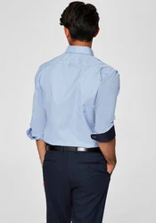 SELECTED HOMME Hemd SLHMark Mark blau/wei