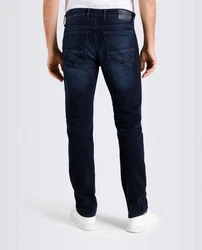 MAC 5-Pocket Jeans Arne Pipe Dunkelblau/Lila/Blau